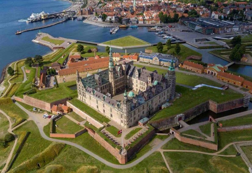 Kronborg Castle (Elsinore Castle), Helsingør, Capital Region, Denmark